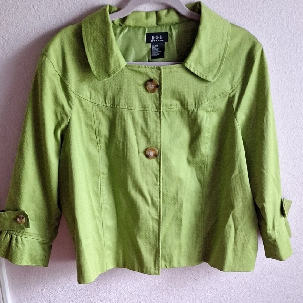 Chic Green R.Q.T. Jacket - Picture 5 of 9
